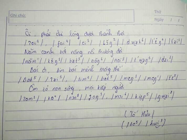 Phong ba bão táp không bằng ngữ pháp Việt Nam - Không chỉ có ngữ pháp, mà việc đọc phiên âm Tiếng Việt cũng khó khăn với nhiều người