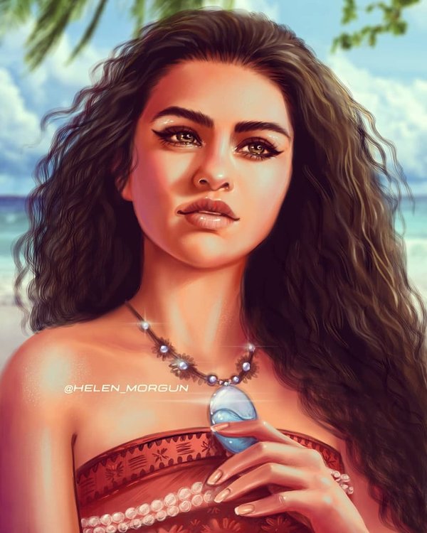 Selena Gomez vai Moana