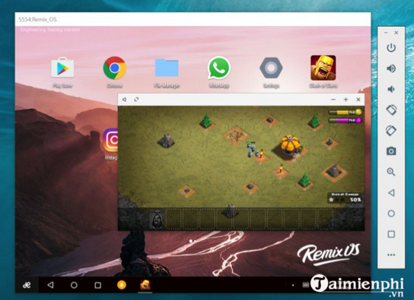 phan mem gia lap android remix os player