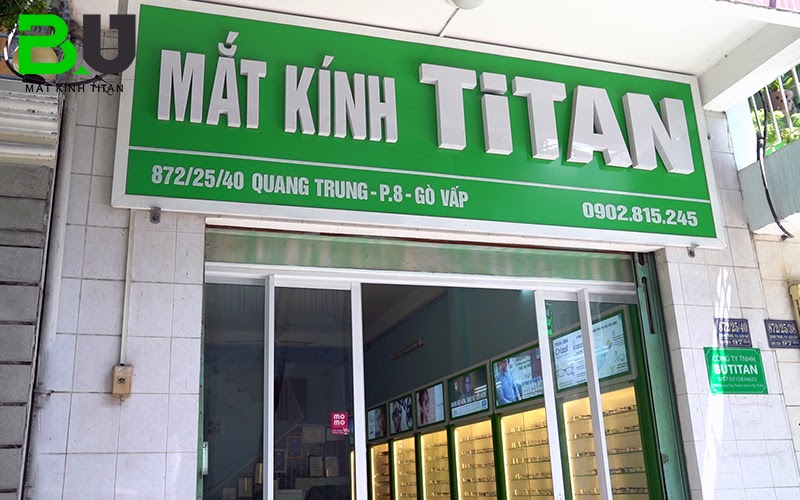 Mắt kính Titan là cửa hàng kính cận mỏng uy tín tại TP HCM