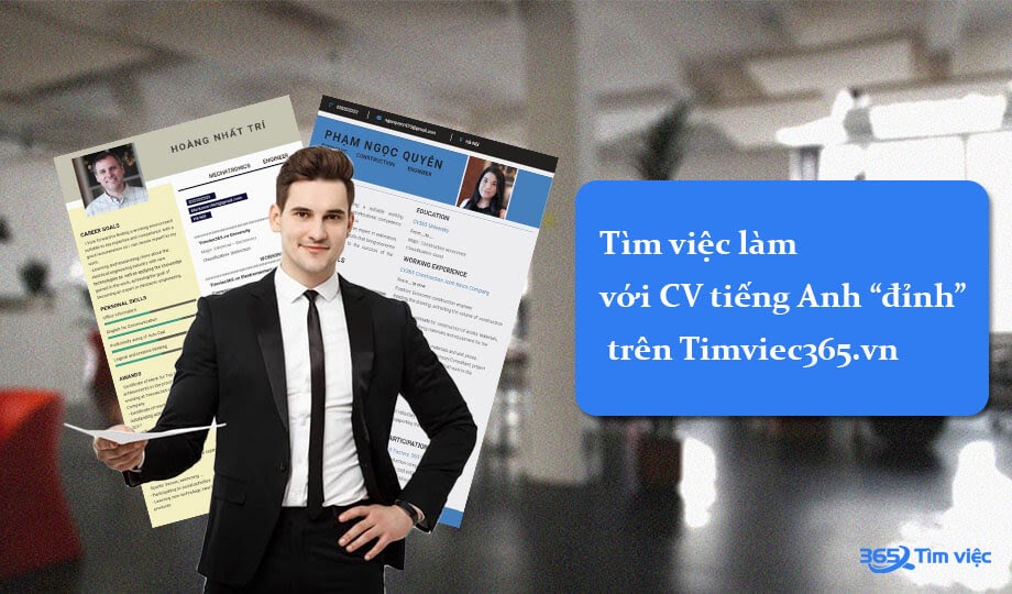 Cơ hội tìm việc lớn với CV tiếng anh