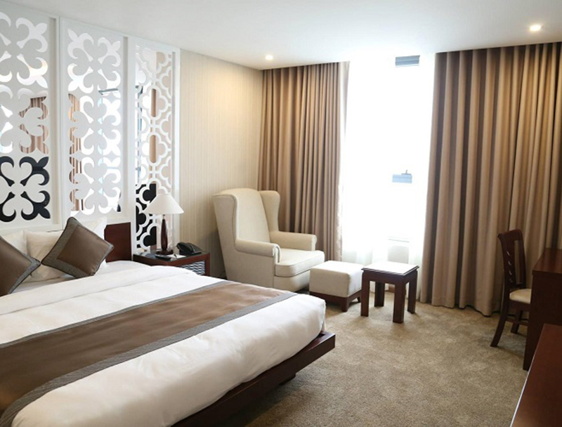 Rèm khách sạn màu nâu tỉnh Đồng Tháp | Rèm vải cao cấp Bạc Liêu