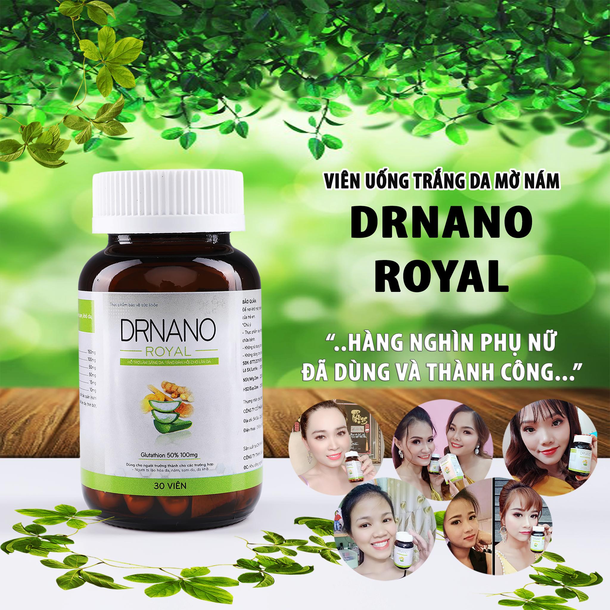 VIÊN UỐNG TRẮNG DA DR NANO ROYAL HOT 2021