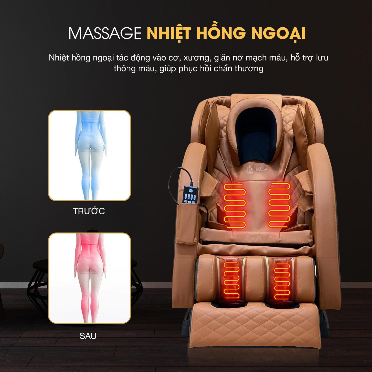 Ghế massage giá rẻ tích hợp đầy đủ các tính năng hiện đại cơ bản 