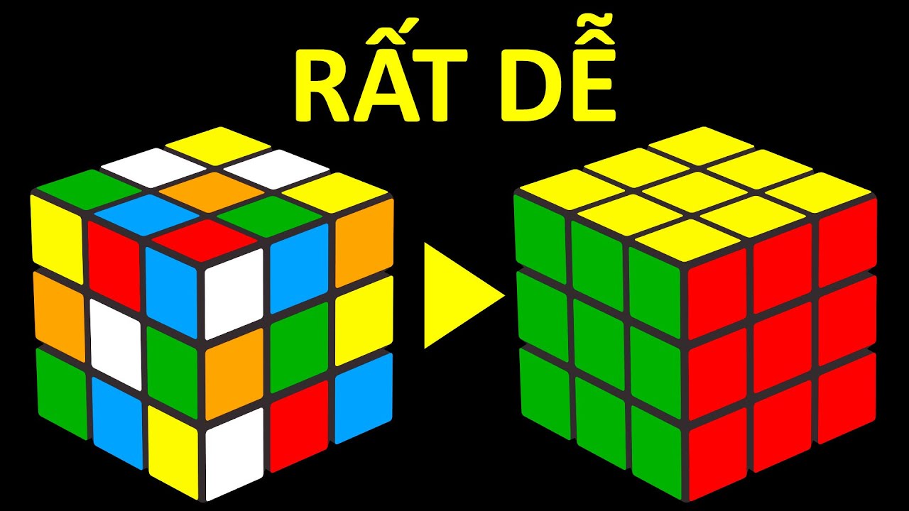 Cách giải rubik 3x3 nâng cao 1